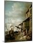 Custom House Quay-Samuel Scott-Mounted Giclee Print