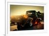 Custom Pickup at Sunset-null-Framed Photo