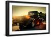 Custom Pickup at Sunset-null-Framed Photo