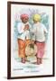 Customary Greeting in Ceylon, 1907-English School-Framed Giclee Print