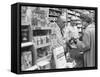 Customer Buying Tranquilizers at Drug Store-Ralph Morse-Framed Stretched Canvas