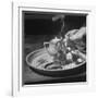 Customer Cooking Up the Opium to Prepare It For Smoking-George Lacks-Framed Photographic Print