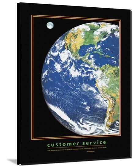 Customer Service--Stretched Canvas