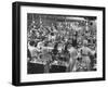 Customers at Slot Machines at Harrah's Nightclub-Nat Farbman-Framed Photographic Print