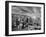 Customers Buying Supplies at Local Store-null-Framed Photographic Print