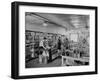 Customers Buying Supplies at Local Store-null-Framed Photographic Print