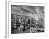 Customers Buying Supplies at Local Store-null-Framed Photographic Print