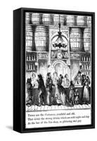 Customers from the Gin-Shop by Cruikshank-George Cruikshank-Framed Stretched Canvas