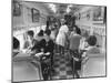 Customers Inside Neal's Diner-Yale Joel-Mounted Photographic Print