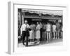 Customers Lined Up at a Hot Dog Stand on the Boardwalk in the Resort and Convention City-Alfred Eisenstaedt-Framed Photographic Print