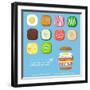 Customized Breakfast-Phoebe Yu-Framed Art Print