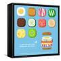 Customized Breakfast-Phoebe Yu-Framed Stretched Canvas