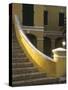 Customs House Exterior Stairway, Christiansted, St. Croix, US Virgin Islands-Alison Jones-Stretched Canvas
