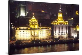 Customs House, the Bund, Whampoa River, Shanghai, China-Dallas and John Heaton-Stretched Canvas