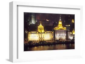 Customs House, the Bund, Whampoa River, Shanghai, China-Dallas and John Heaton-Framed Photographic Print