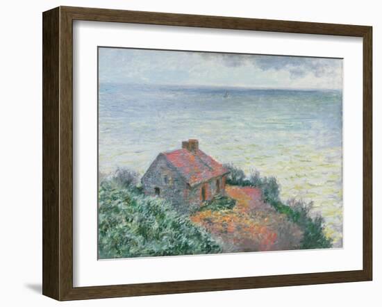 Customs Post at Dieppe, 1882-Claude Monet-Framed Giclee Print