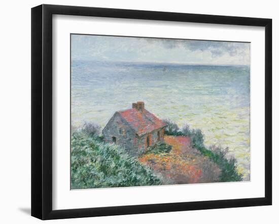 Customs Post at Dieppe, 1882-Claude Monet-Framed Giclee Print