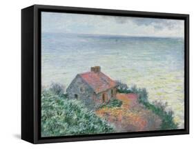 Customs Post at Dieppe, 1882-Claude Monet-Framed Stretched Canvas