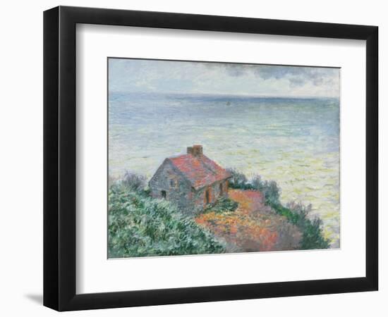 Customs Post at Dieppe, 1882-Claude Monet-Framed Premium Giclee Print