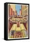 Cut-away View of Chicago Subway-null-Framed Stretched Canvas