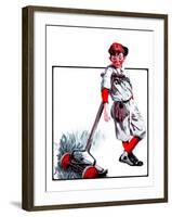 "Cut Grass or Play Baseball?,"August 30, 1924-Angus MacDonall-Framed Giclee Print