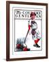 "Cut Grass or Play Baseball?," Country Gentleman Cover, August 30, 1924-Angus MacDonall-Framed Giclee Print