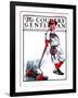 "Cut Grass or Play Baseball?," Country Gentleman Cover, August 30, 1924-Angus MacDonall-Framed Giclee Print