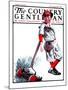 "Cut Grass or Play Baseball?," Country Gentleman Cover, August 30, 1924-Angus MacDonall-Mounted Giclee Print