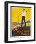 Cut More Turf it Pays-null-Framed Giclee Print