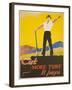 Cut More Turf it Pays-null-Framed Giclee Print