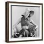 Cut Out Mid Riff Summer Dress-Yale Joel-Framed Photographic Print