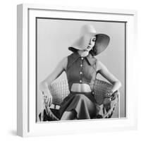 Cut Out Mid Riff Summer Dress-Yale Joel-Framed Photographic Print