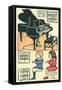 Cut-Out Model of Children Playing Piano-null-Framed Stretched Canvas