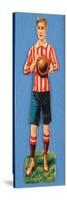 Cut-Out of a Footballer, 1900S-20S-null-Stretched Canvas