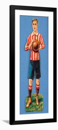 Cut-Out of a Footballer, 1900S-20S-null-Framed Giclee Print