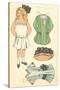 Cut-out Paper Doll, Little Girl, Marie Louise-null-Stretched Canvas