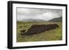 Cut Peat Stacked up for Winter, Connemara, County Galway, Connacht, Republic of Ireland-Gary Cook-Framed Photographic Print