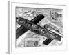 Cutaway Diagram of the V-1 'Flying Bomb'; Second World War-null-Framed Photographic Print