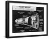 Cutaway Drawing of the Project Mercury Ballistic Capsule-Stocktrek Images-Framed Premium Photographic Print