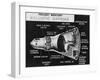 Cutaway Drawing of the Project Mercury Ballistic Capsule-Stocktrek Images-Framed Photographic Print