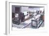 Cutaway of Photography Studio-null-Framed Art Print