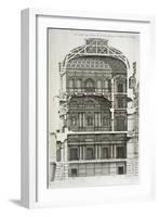 Cutaway Showing the Main Hall of the Louvre-Jean Mariette-Framed Giclee Print