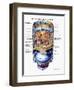 Cutaway View of Skylab, the First Earth Orbit Space Station-null-Framed Art Print