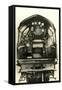 Cutaway View of Train Engine-null-Framed Stretched Canvas