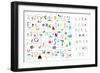 Cute Alphabet - Letters and Words-Lera Efremova-Framed Art Print