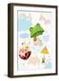 Cute Babies Flying-TongRo-Framed Giclee Print