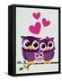 Cute Birds-Sergio Hayashi-Framed Stretched Canvas