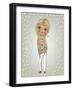 Cute Blonde Girl-Elena Barenbaum-Framed Art Print