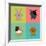 Cute Cartoon Animals-Nestor David Ramos Diaz-Framed Art Print