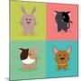 Cute Cartoon Animals-Nestor David Ramos Diaz-Mounted Art Print